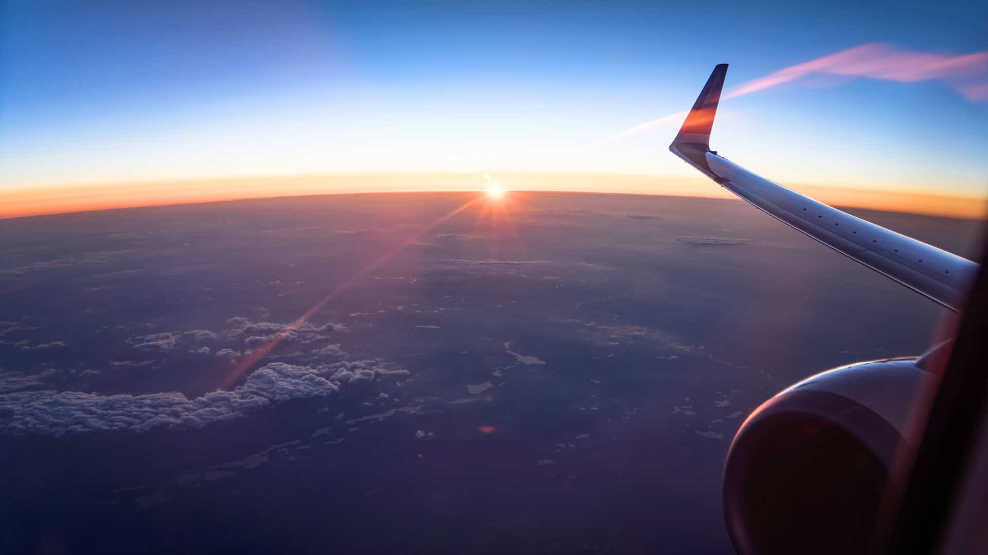 Aerial View of White Clouds during Sunset by Stefan Stefanick from Pexels